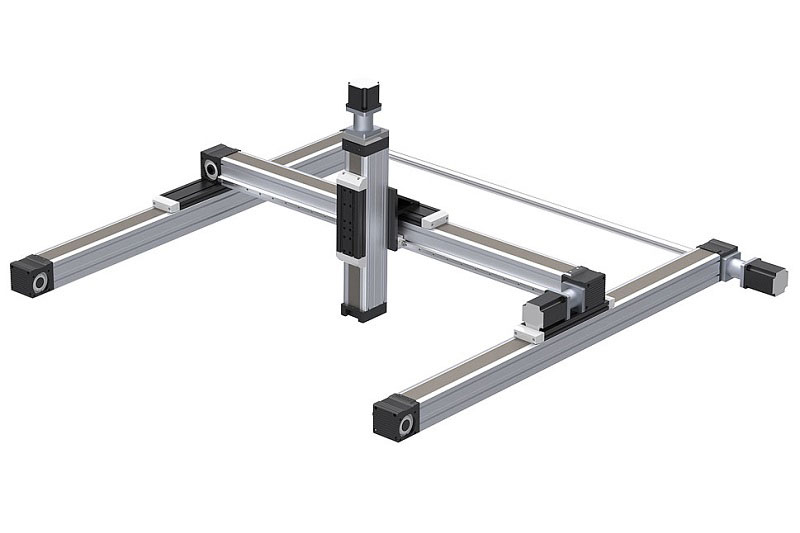 90x135 Linearmodul mit Zahnriementrieb