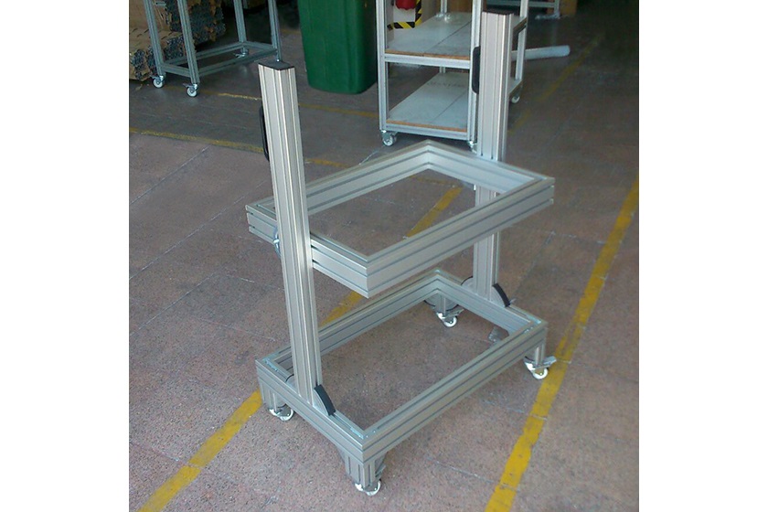 45x45 Schmale Steck-Eckverbindung