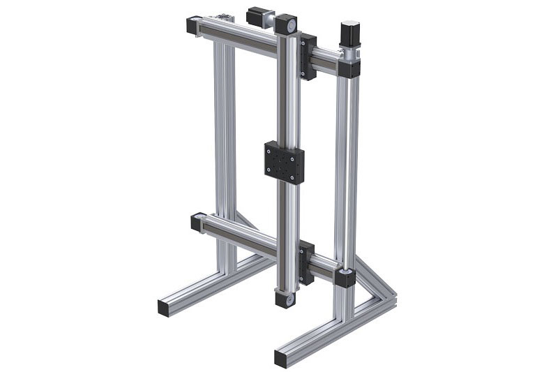 80X80 Modul mit Zahnriementrieb