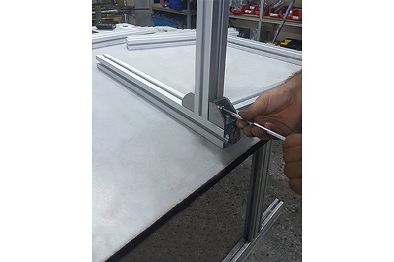 45x45 Breite Eckverbindung
