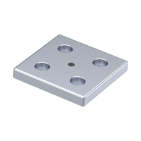 100x100 Fuß Anschlussteil M10 (sandgestrahlt)