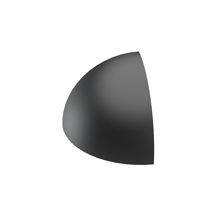 45x45 Eckverbindung Abdeckung Radius