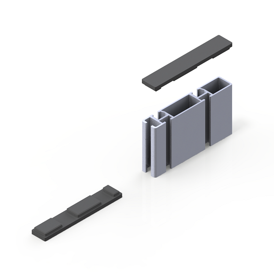 23x127 Profilabdeckung