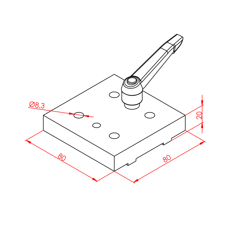 80x80 Lochbohrgerät