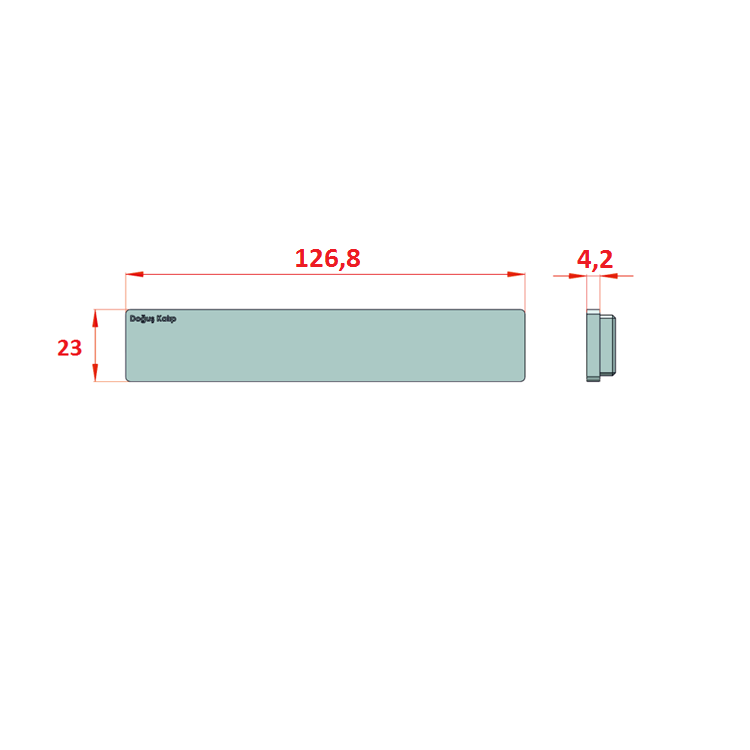 23x127 Profilabdeckung