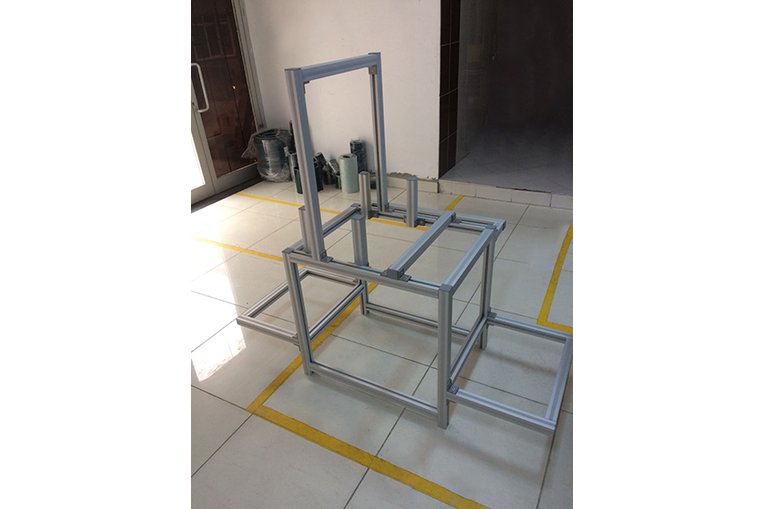30X30 Flache Eckverbindung (sandgestrahlt)