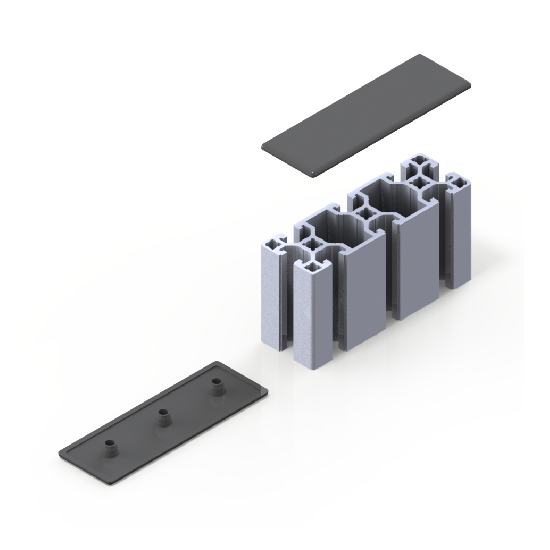 45x135 Profilabdeckung