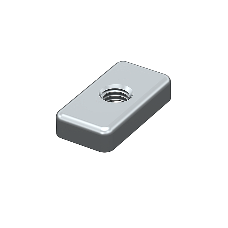Rechteckige Mutter 8 - M6