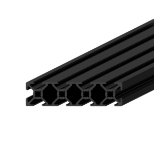 20x80 Profil leicht, schwarz