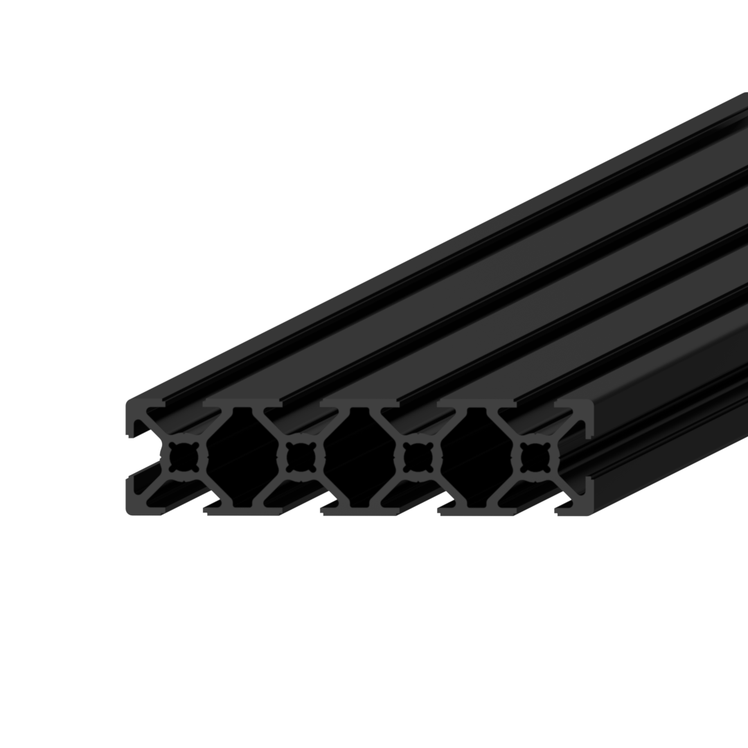 20x80 Profil leicht, schwarz