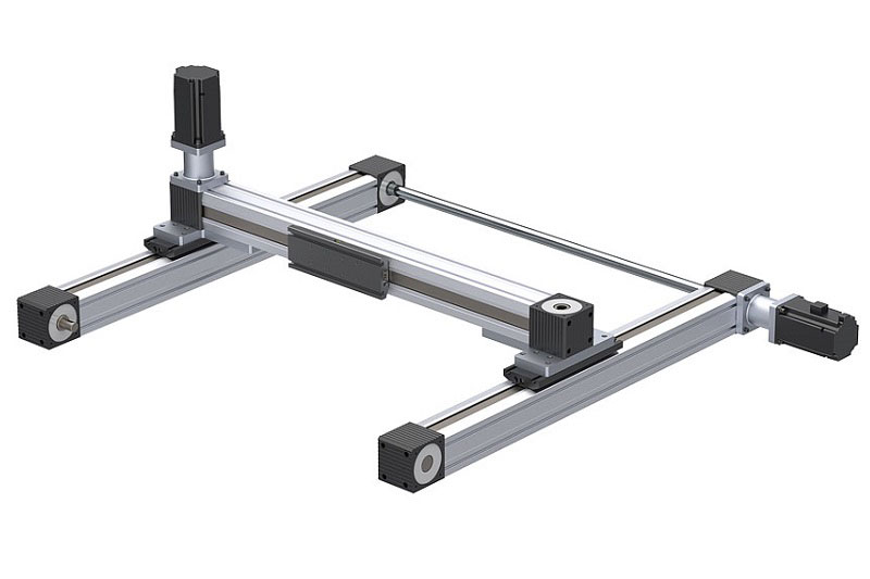 80x80 Linear Kompaktmodul mit Zahnriementrieb