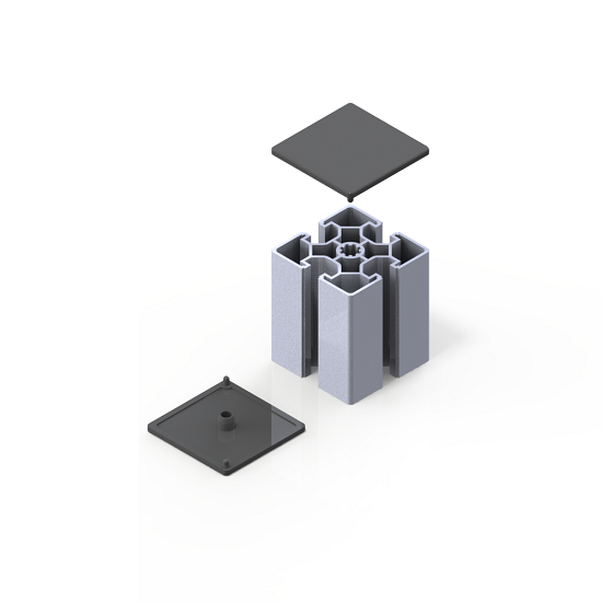 60x60 Profilabdeckung