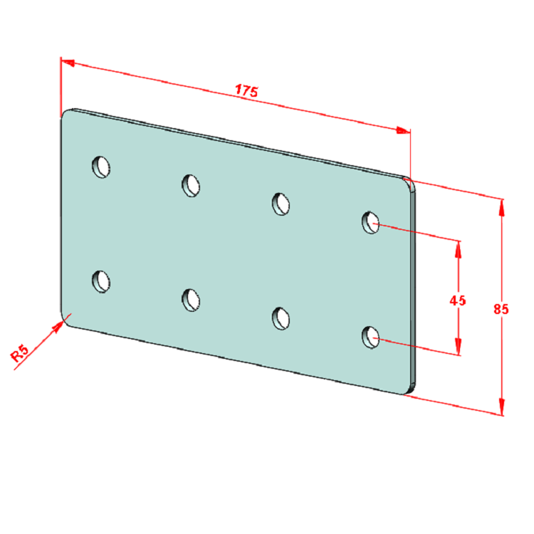 Gerade Verschraubung 23x75 Zink