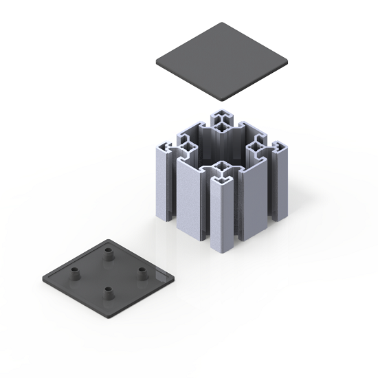 80x80 Profilabdeckung