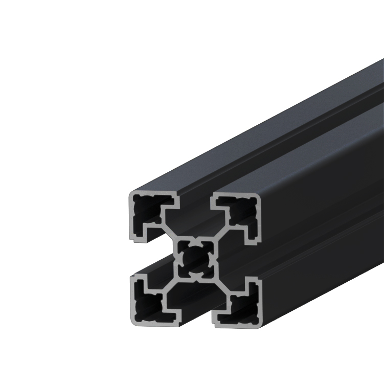 45x45 Profil leicht, schwarz – Produktansicht