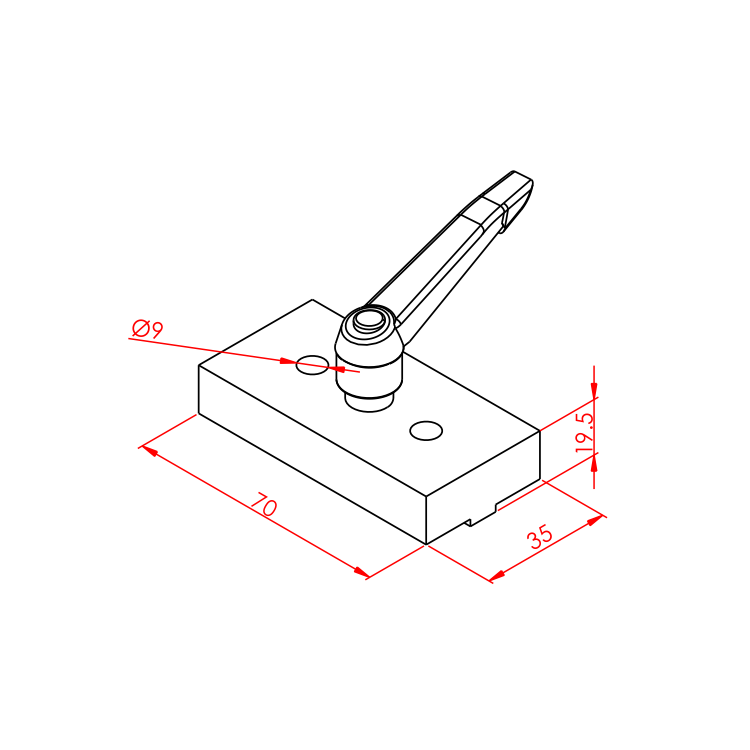 35x35 Lochbohrgerät schwer