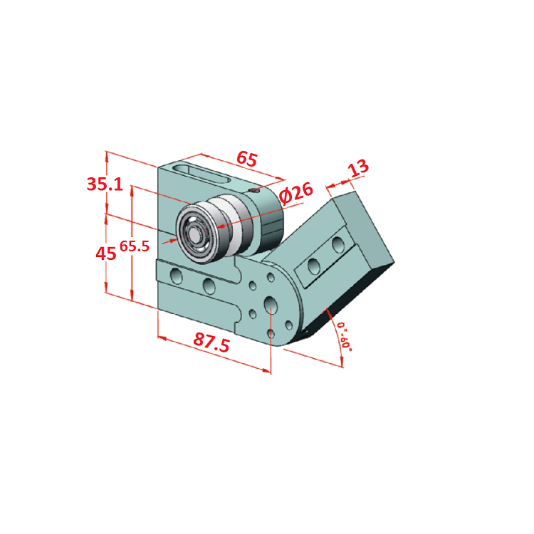 30x30 Miniatur Förderer Gelenkplatte