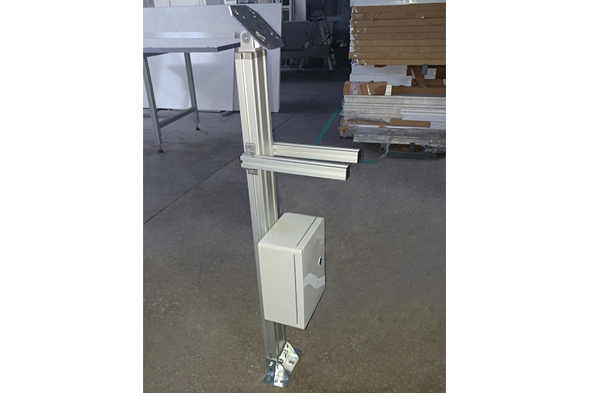 30X30 Flache Eckverbindung (sandgestrahlt)