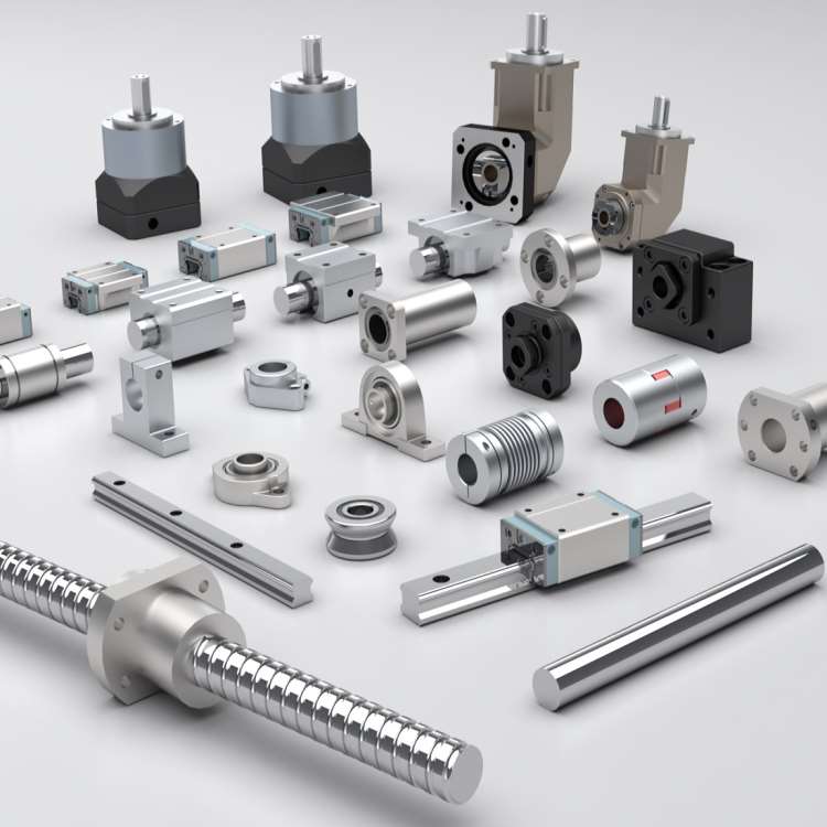 Linearschienen, Lager, Spindeln und mechanische Komponenten