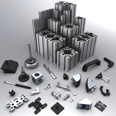 Aluminiumprofile und passendes Zubehör